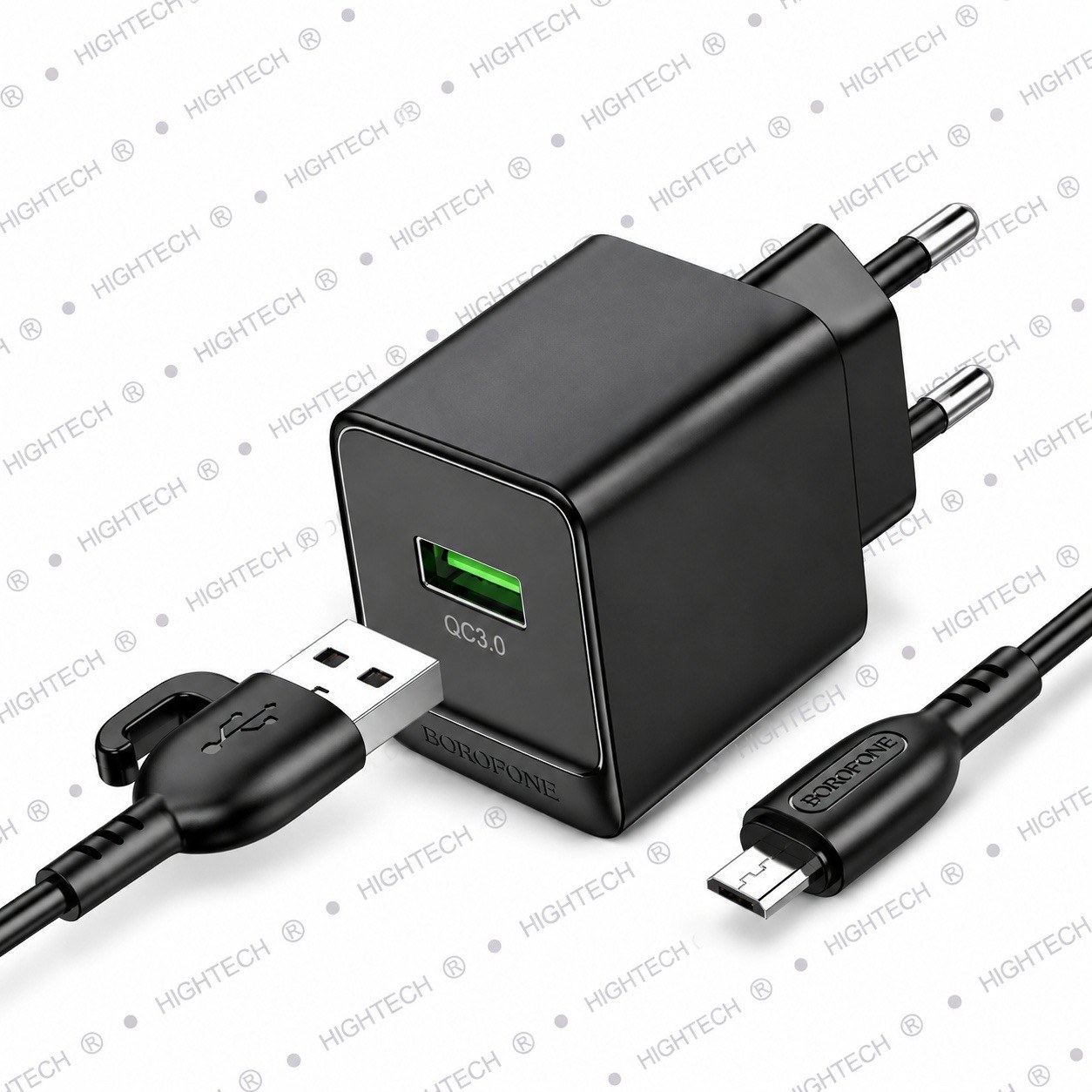 BAS12A Erudite QC3.0 Charger Set with Micro Cable (EU)