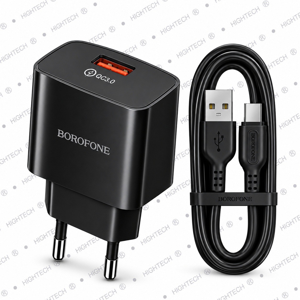BAS12A Erudite QC3.0 Charger Set with Type-C Cable (EU)